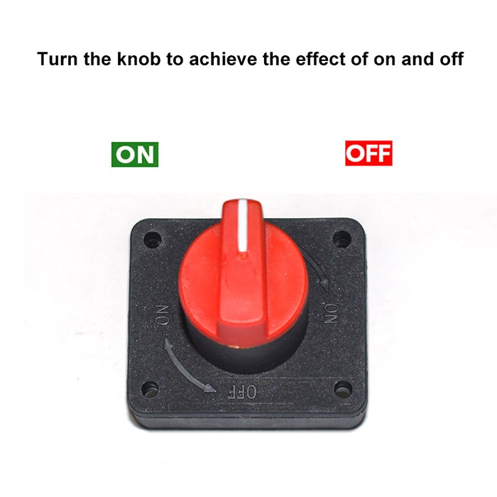 Car Motorcycles Battery Selector Isolator Disconnect Rotary Switch Cut - Car Switches by buy2fix | Online Shopping UK | buy2fix
