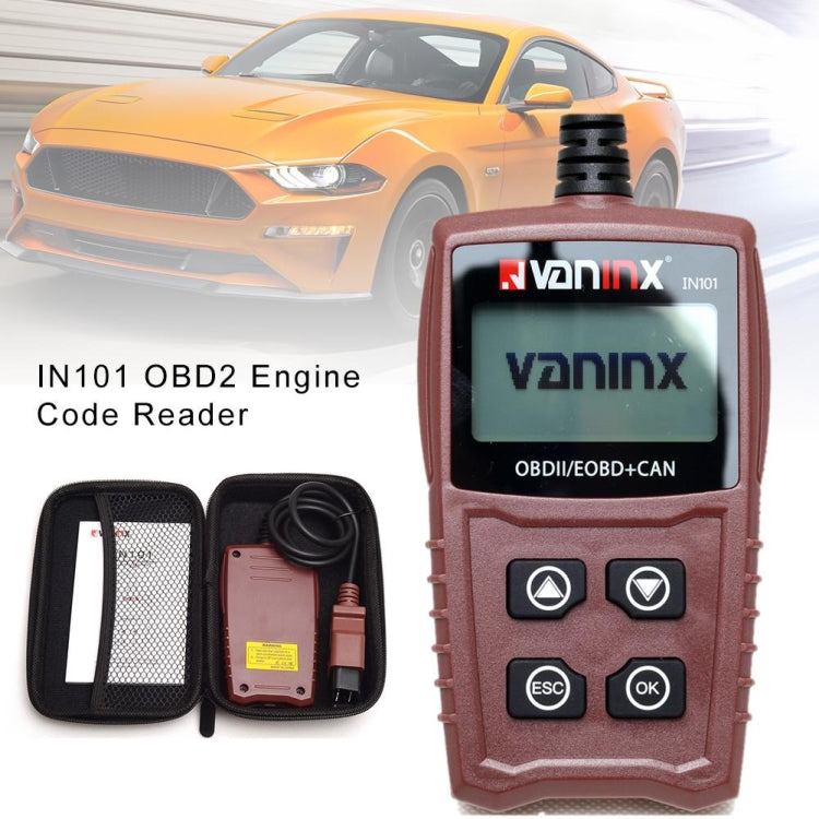 Vaninx IN101 Automotive Scanner Car OBDII / EOBD+ Can Battery Engine Fault Diagnosis Tool Battery Detector - Code Readers & Scan Tools by buy2fix | Online Shopping UK | buy2fix