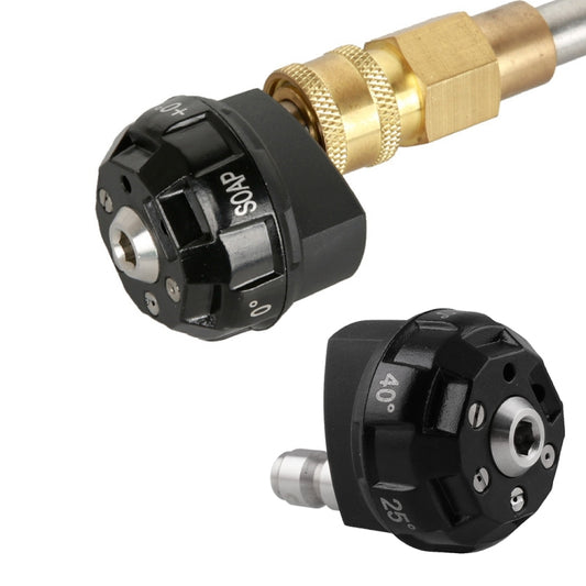 Multifunctional 6-in-1 Multi-hole Nozzle High-pressure Cleaner Car Washing Nozzle by buy2fix