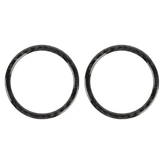 2 PCS Car Carbon Fiber Instrument Panel Air Outlet Decorative Sticker for Volkswagen Touareg 2011-2018 by buy2fix