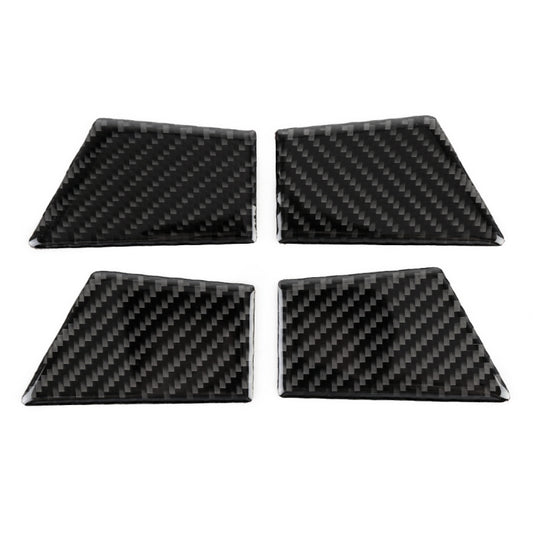 4 PCS Car Carbon Fiber Door Inner Handle Wrist Panel Decorative Sticker for Ford New Mondeo 2013-2019 by buy2fix