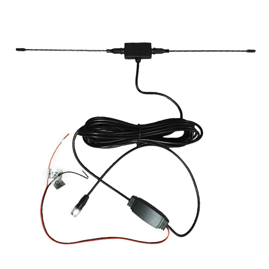 Car Invisible Patch Horn Lightning Protection TV Antenna by buy2fix