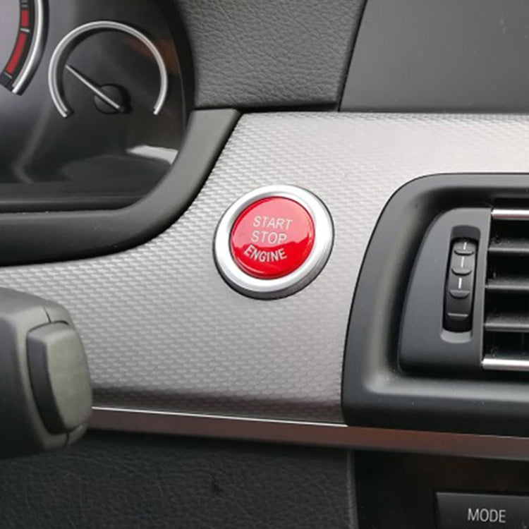 Car Engine Start Key Push Button Cover for BMW E90 Chassis (Red) - Decoration Rings by buy2fix | Online Shopping UK | buy2fix