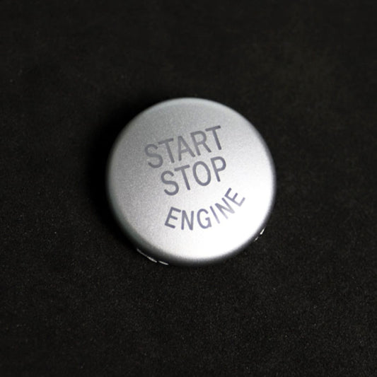 Car Engine Start Key Push Button Cover for BMW E90 Chassis (Silver) by buy2fix