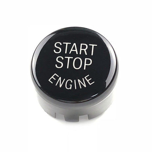Car Engine Start Key Push Button Cover for BMW G / F Chassis, with Start and Stop (Black) - Decoration Rings by buy2fix | Online Shopping UK | buy2fix