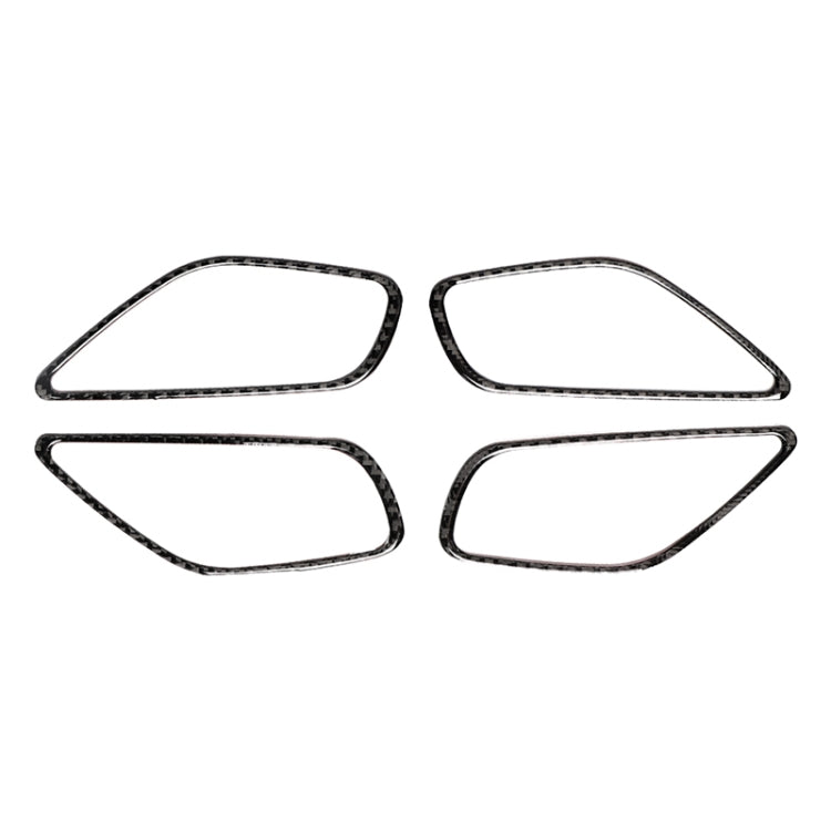 4 PCS Car Carbon Fiber Door Inner Handle Frame Decorative Sticker for Mazda Axela 2014 / 2017-2018 - Car Interior Mouldings by buy2fix | Online Shopping UK | buy2fix