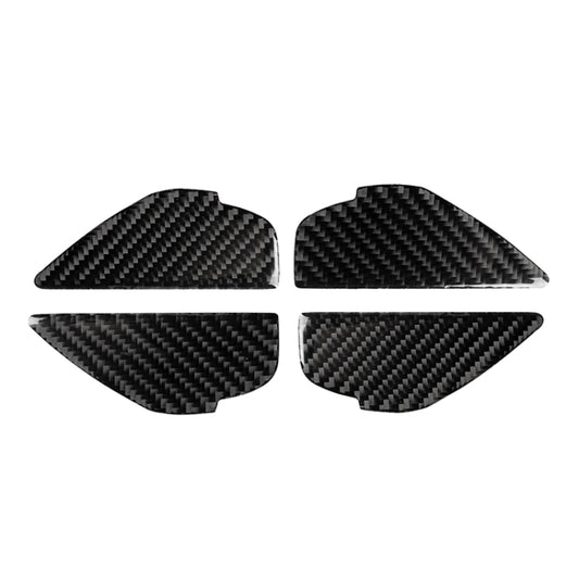 4 PCS Car Carbon Fiber Door Inner Handle Wrist Panel Decorative Sticker for Mazda Axela 2014 / 2017-2018 by buy2fix