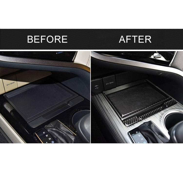 4 in 1 Car Carbon Fiber Storage Box Decorative Sticker for Toyota Eighth Generation Camry 2018-2019 - Car Interior Mouldings by buy2fix | Online Shopping UK | buy2fix