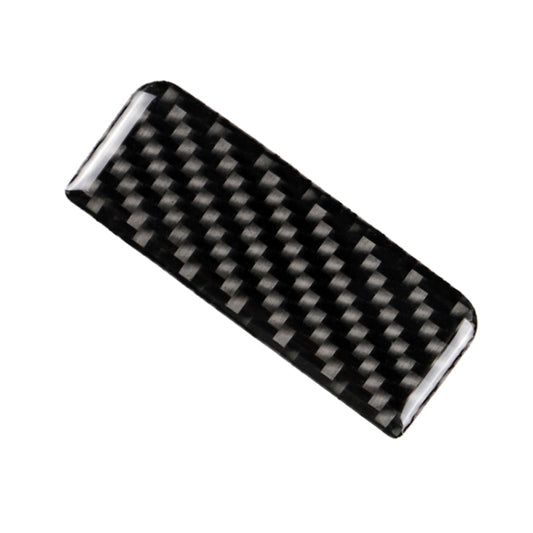 Car Carbon Fiber Main Driving Storage Box Handle Decorative Sticker for Toyota Eighth Generation Camry 2018-2019 by buy2fix