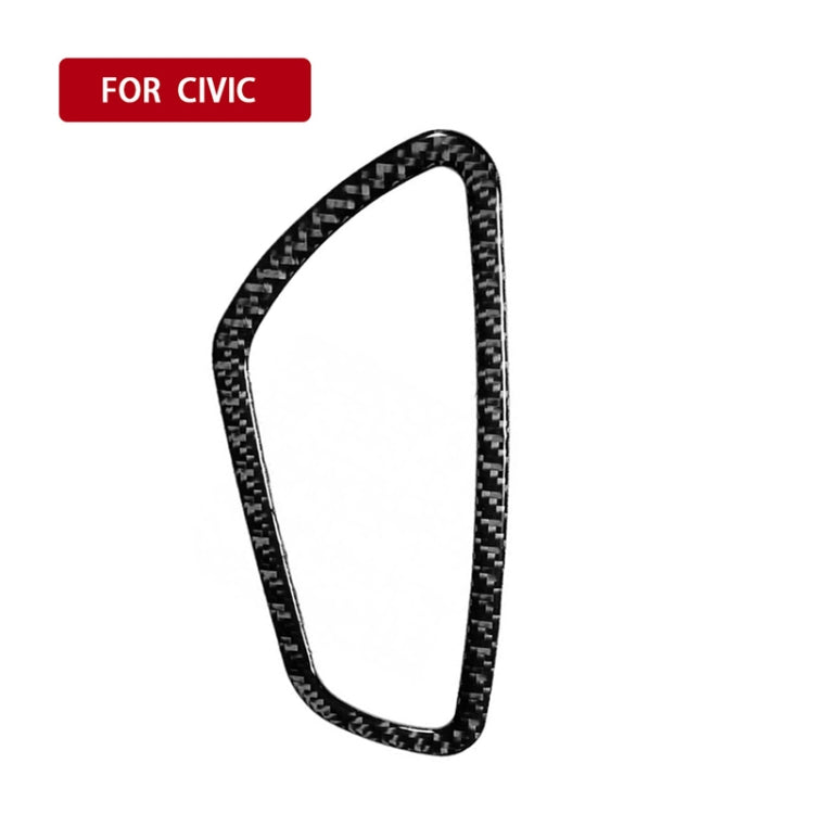 4 PCS Car Carbon Fiber Door Inner Wrist Frame Decorative Sticker for Honda Tenth Generation Civic 2016-2019 - Car Interior Mouldings by buy2fix | Online Shopping UK | buy2fix