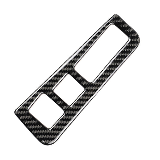 Car Carbon Fiber Headlight Switch Frame Decorative Sticker for Cadillac XT5 2016-2017, High Version, Left Drive by buy2fix