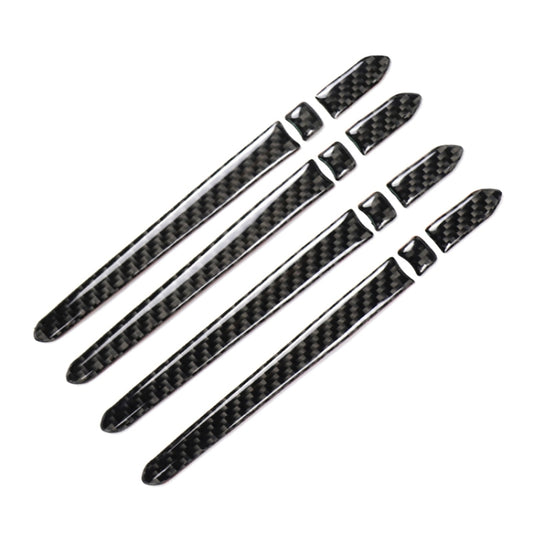 Car Carbon Fiber Outside Door Handle Decorative Sticker for Cadillac XT5 2016-2017 by buy2fix