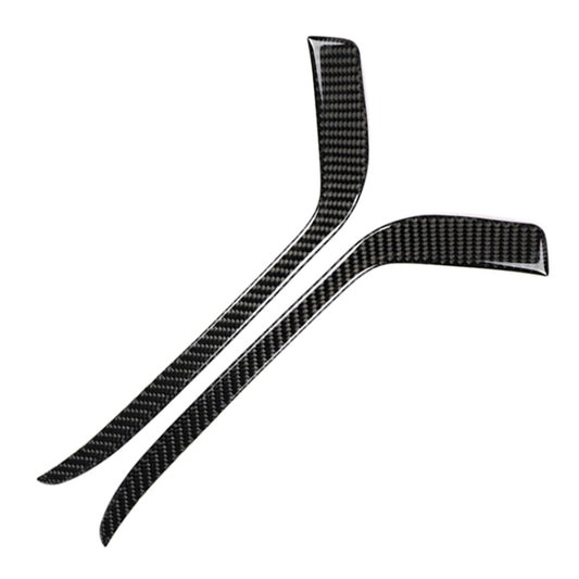 Car Carbon Fiber Front Fog Light Decorative Stripe for Cadillac XT5 2016-2017, Left Drive by buy2fix