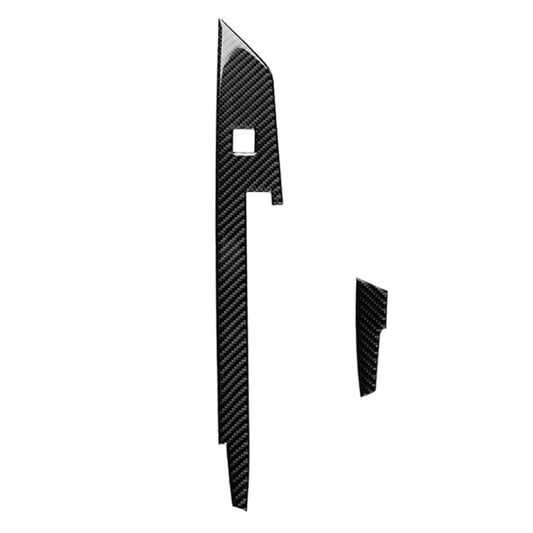 2 in 1 Car Carbon Fiber Central Control Stripe Decorative Sticker for Chevrolet Camaro 2017-2019 by buy2fix