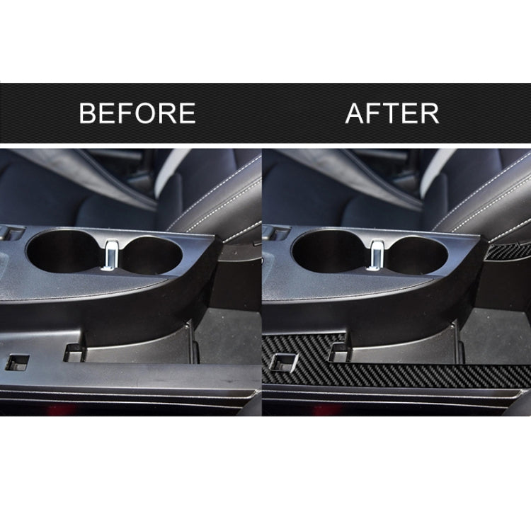 2 in 1 Car Carbon Fiber Central Control Stripe Decorative Sticker for Chevrolet Camaro 2017-2019 by buy2fix