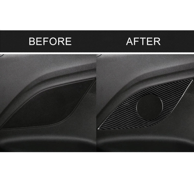 2 PCS Car Carbon Fiber Rear Horn Decorative Sticker for Chevrolet Camaro 2017-2019 by buy2fix