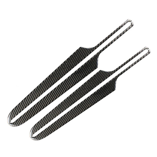 4 PCS Carbon Fiber Car Door Panel Decorative Sticker for Porsche Macan by buy2fix