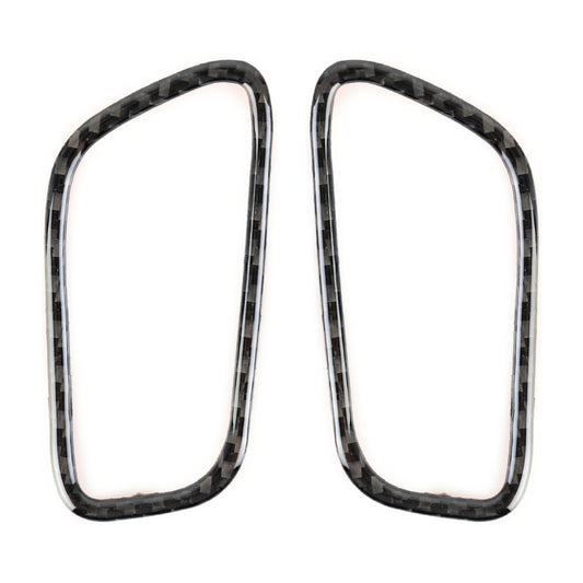 2 PCS Carbon Fiber Car Left and Right Air Outlet Panel Decorative Sticker for Porsche Macan by buy2fix