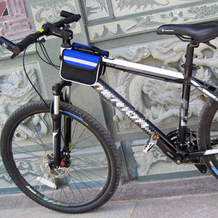 Bicycle Phone Bags Mountain Road Bike Front Head Bag Saddle Bag (Blue) by buy2fix