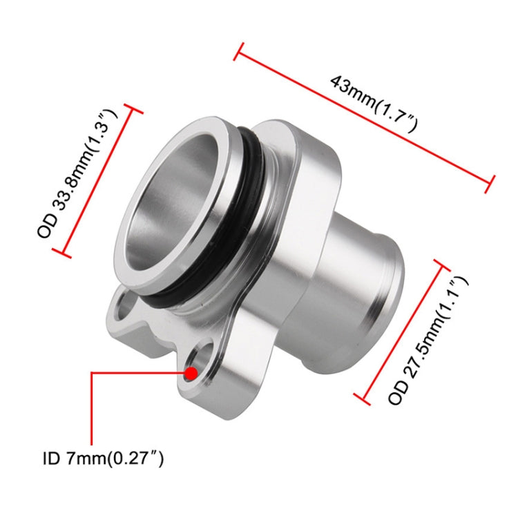 Car Water Hose Joint Pipe Adaptor with Clamps for BMW 335i, Size: 28mm - Engine Fittings by buy2fix | Online Shopping UK | buy2fix