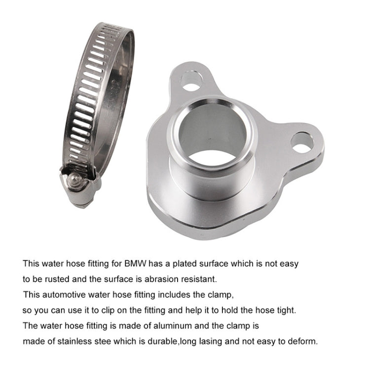 Car Water Hose Joint Pipe Adaptor with Clamps for BMW 335i, Size: 28mm - Engine Fittings by buy2fix | Online Shopping UK | buy2fix