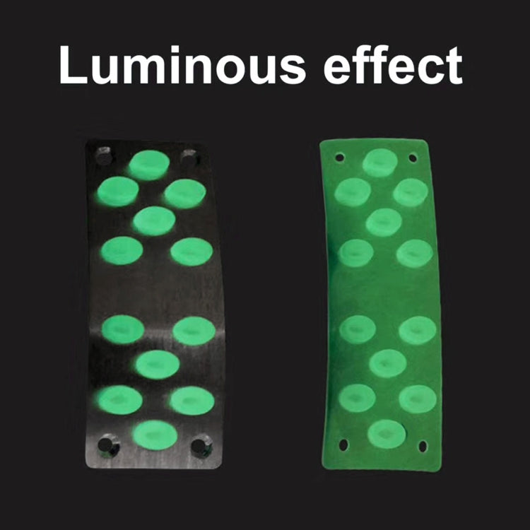 2 in 1 Luminous Non-Slip Automatic Gear Car Pedals Foot Brake Pad Cover Set by buy2fix