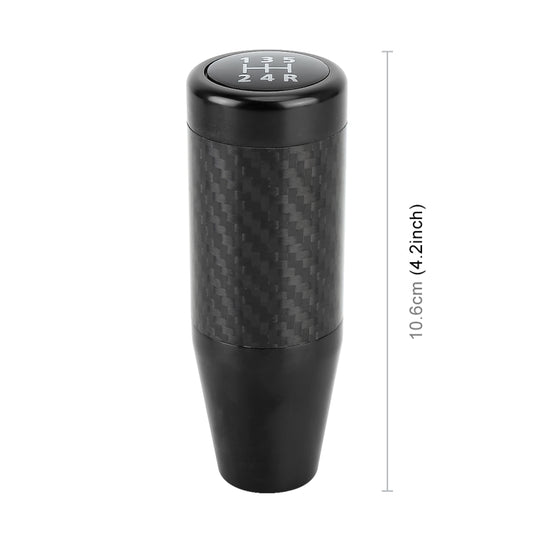 Universal Car Carbon Fiber Pattern Gear Head Gear Shift Knob (Black) by buy2fix