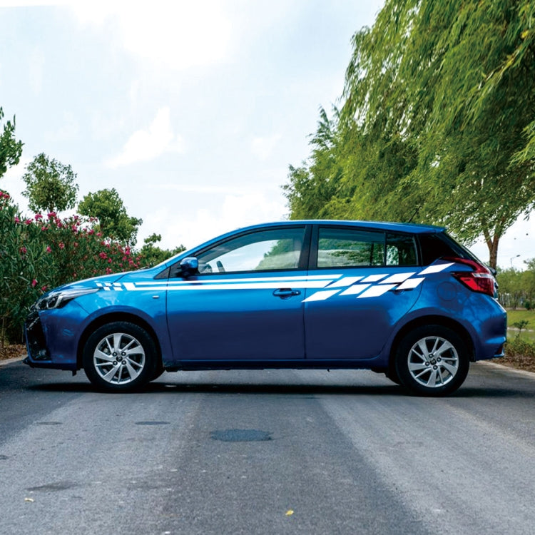 Car Styling Plaid Series PVC Sticker Auto Decorative Sticker (White) by buy2fix