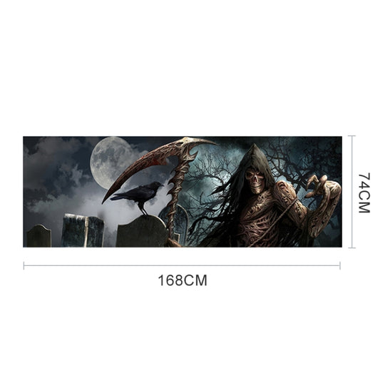 Scythe Death Pattern Horror Series Car Rear Window Decorative Sticker, Size: 168 x 74cm by buy2fix