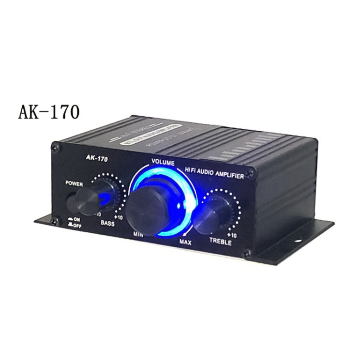 AK170 Car Mini HIFI Amplifier Audio DC 12V - Car Amplifiers by buy2fix | Online Shopping UK | buy2fix