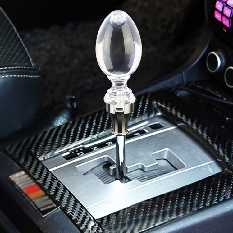 Universal Car Egg Shaped Crystal Gear Head Gear Shift Knob with Light by buy2fix
