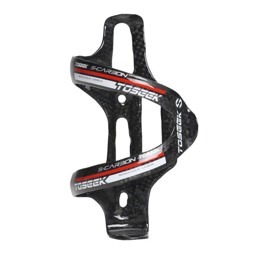 TOSEEK Gloss Full Carbon Fiber Road Bicycle Water Bottle Holder(Red) by TOSEEK