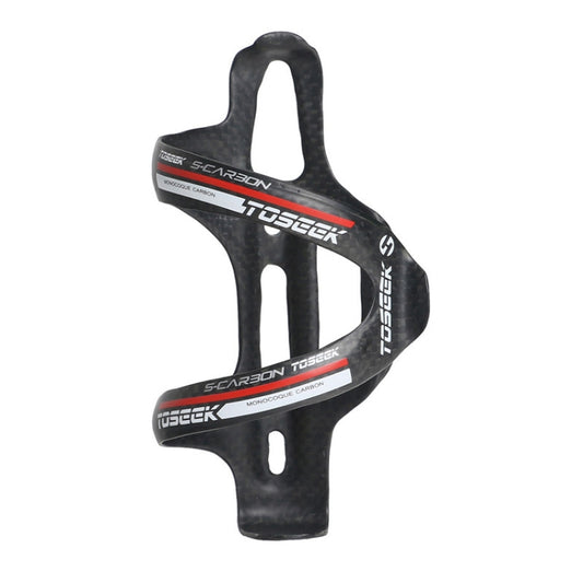 TOSEEK Matte Full Carbon Fiber Road Bicycle Water Bottle Holder (Red) by TOSEEK
