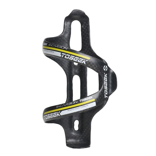 TOSEEK Matte Full Carbon Fiber Road Bicycle Water Bottle Holder (Yellow) by TOSEEK