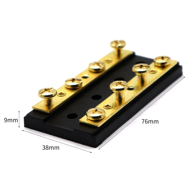8 Way 4P Power Distribution Dual Bus Bar 8-bit Distribution Box for Car / RV / Boat - Booster Cable & Clip by buy2fix | Online Shopping UK | buy2fix