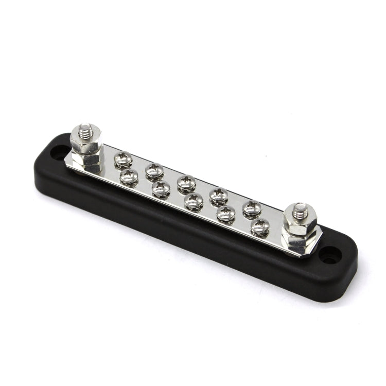10 Way Power Distribution Bus Bar 10-bit Single Distribution Box for Car / RV / Boat - Booster Cable & Clip by buy2fix | Online Shopping UK | buy2fix