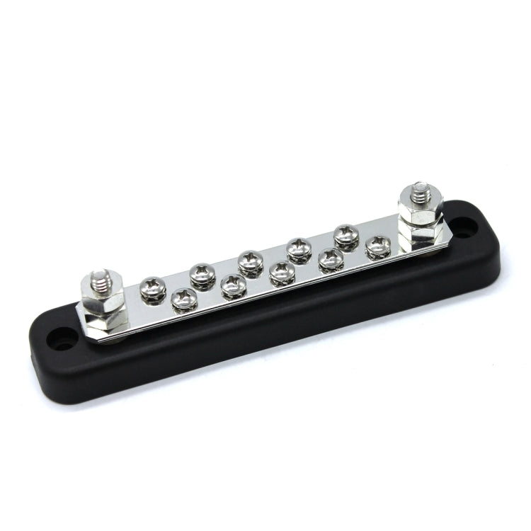 10 Way Power Distribution Bus Bar 10-bit Single Distribution Box for Car / RV / Boat - Booster Cable & Clip by buy2fix | Online Shopping UK | buy2fix