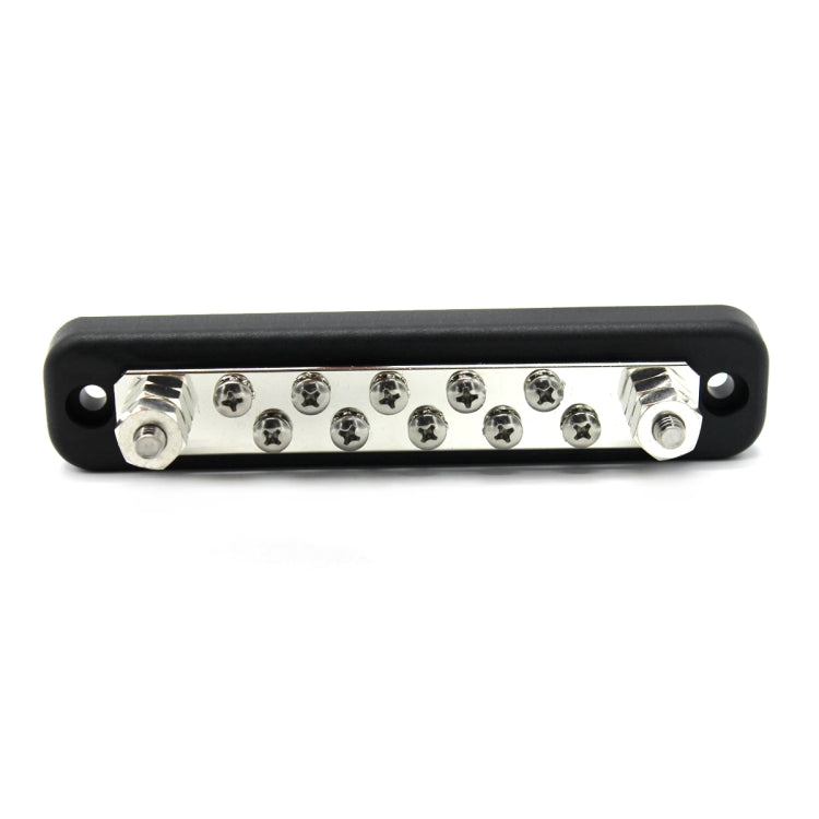 10 Way Power Distribution Bus Bar 10-bit Single Distribution Box for Car / RV / Boat - Booster Cable & Clip by buy2fix | Online Shopping UK | buy2fix