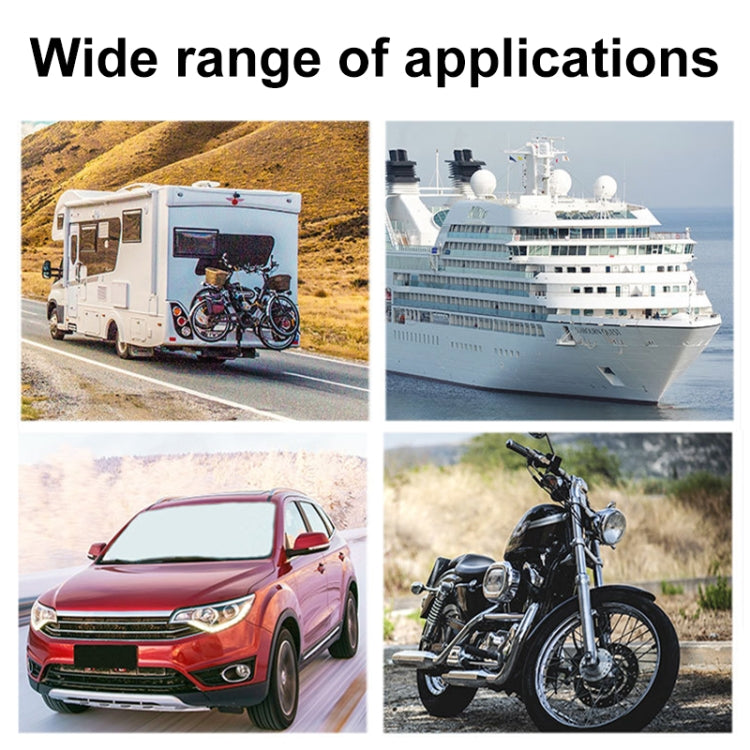 Max DC 48V 100A Heavy-Duty Module Design Bus Bar 4 M6 / 12 M4 Terminal Studs Box Busbar for Car / RV / Boat by buy2fix