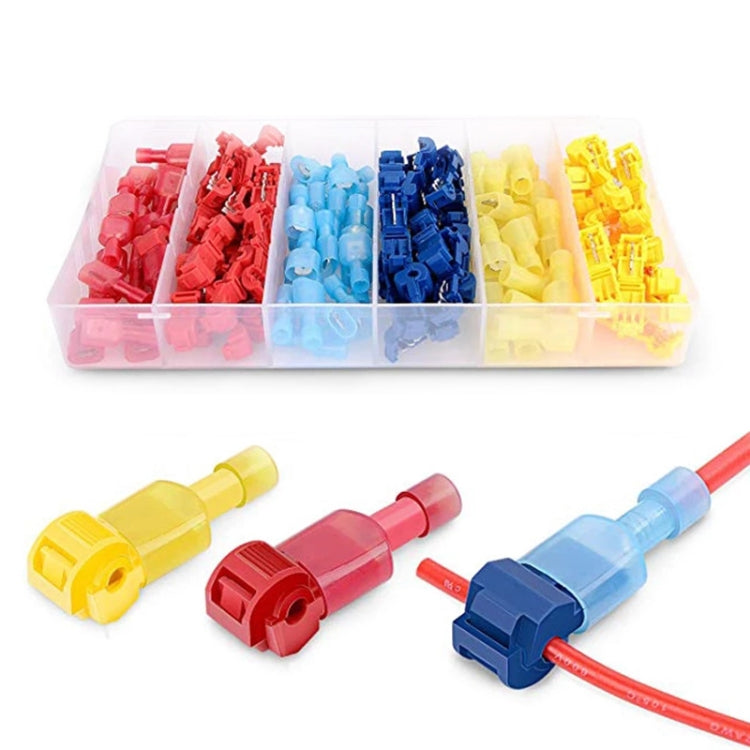120 in 1 Universal T Shape Push Clamp Solderless Wire Connector Fast Wiring Terminal Insulated Joint Connector Set - Connectors & Terminals by buy2fix | Online Shopping UK | buy2fix