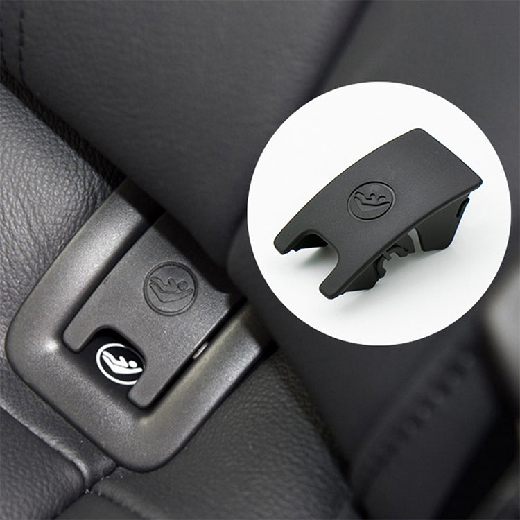Car Rear Children Seat Isofix Cover for Audi A6 2013-2018 (Black) - Seat Accessories by buy2fix | Online Shopping UK | buy2fix