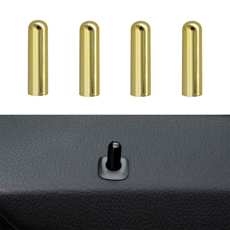 4 PCS Car Unlock Cover Door Bolt Door Handle for BMW X1 / X6(Gold) - Car Switches by buy2fix | Online Shopping UK | buy2fix
