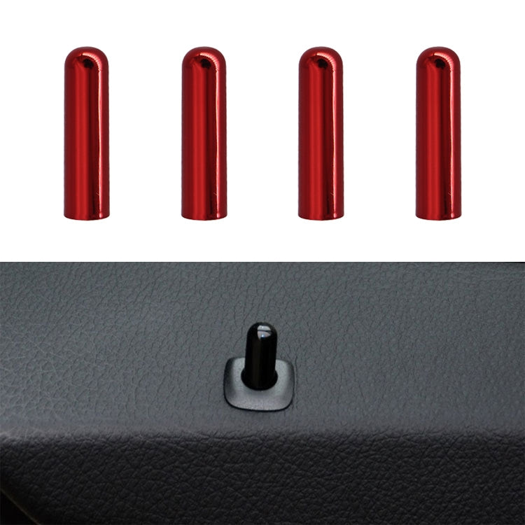 4 PCS Car Unlock Cover Door Bolt Door Handle for BMW X1 / X6(Red) - Car Switches by buy2fix | Online Shopping UK | buy2fix