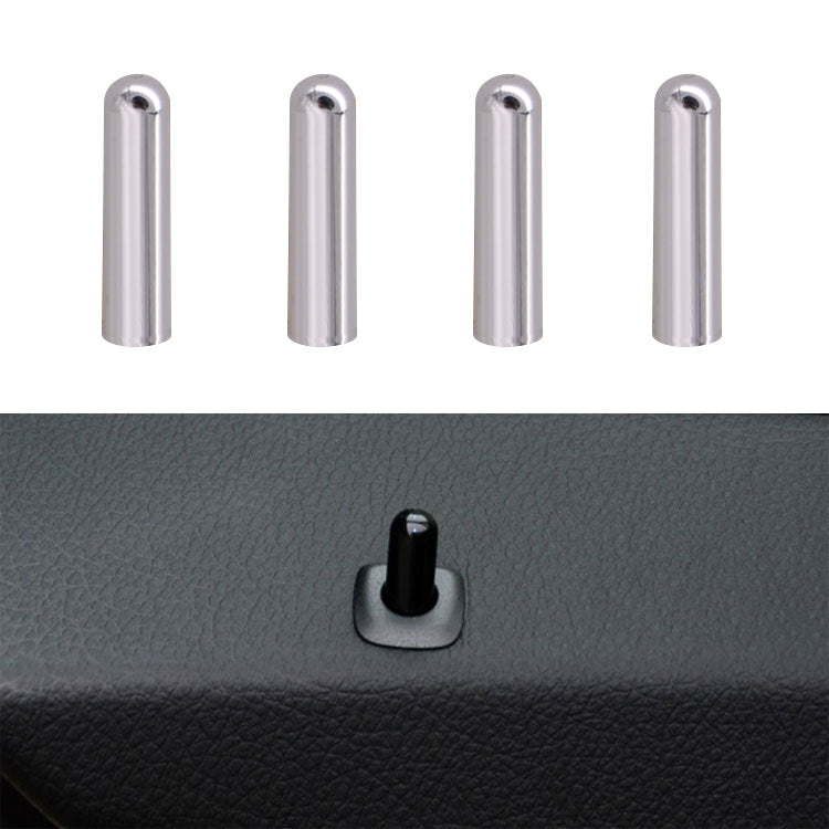 4 PCS Car Unlock Cover Door Bolt Door Handle for BMW X1 / X6(Silver) - Car Switches by buy2fix | Online Shopping UK | buy2fix