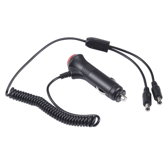 12-24V Car Cigarette Lighter Switch Plug to DC5.5x2.1mm Charger Spring Power Cable - Cigar Socket by buy2fix | Online Shopping UK | buy2fix