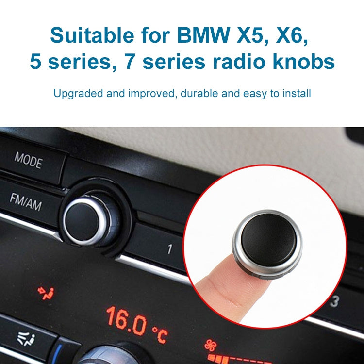 Car Radio Switch Button CD Player Volume Knob 64119350272 for BMW F10 - Car Switches by buy2fix | Online Shopping UK | buy2fix