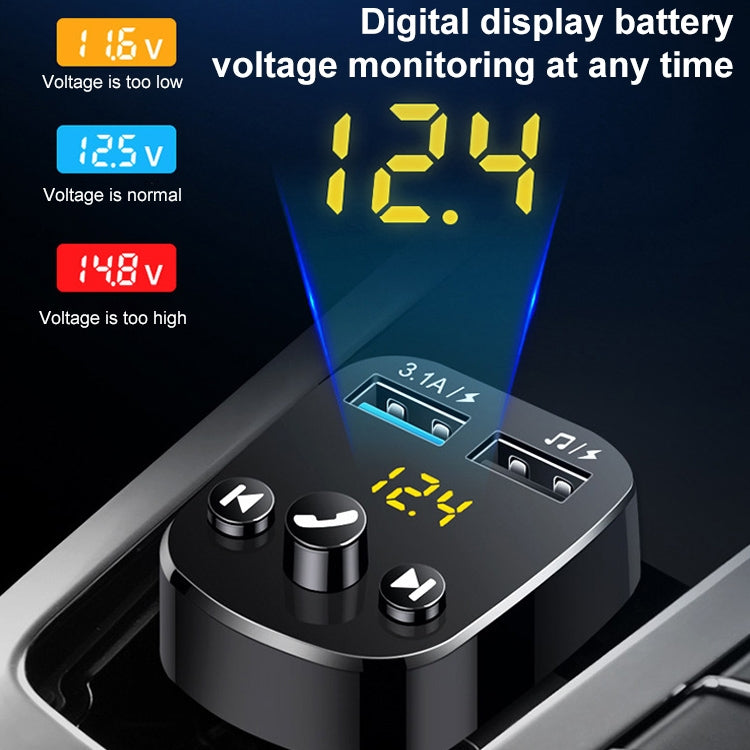 362 Car Multi-functional Smart MP3 Player Bluetooth Hands-free Receiver - by buy2fix | Online Shopping UK | buy2fix
