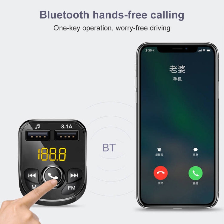 384 Car Multi-functional Smart MP3 Player Bluetooth Hands-free Receiver - Bluetooth Car Kits by buy2fix | Online Shopping UK | buy2fix