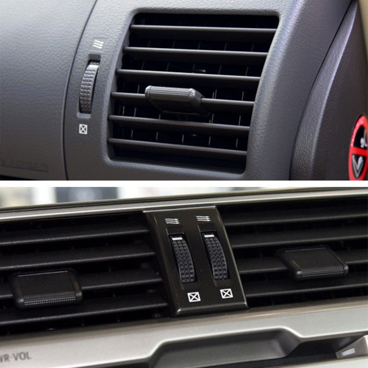 Car Air Conditioning Exhaust Switch Paddle for Toyota Prado 2010-2017 55650-6018(Black) by buy2fix