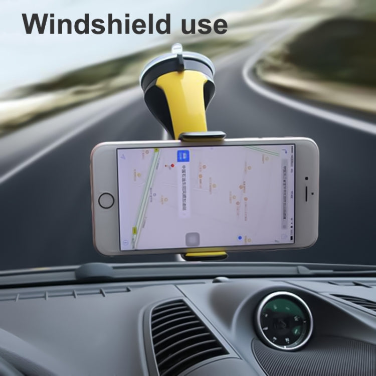GB-452 Universal Car Suction Cup Mount Bracket Phone Holder (White) - Universal Car Holders by buy2fix | Online Shopping UK | buy2fix